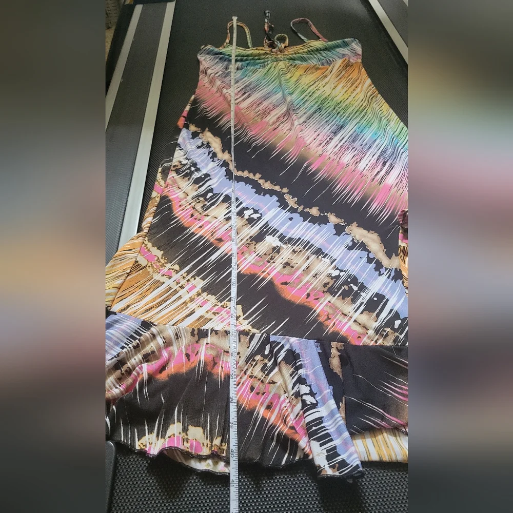 sS/M 💖 Vintage Colorful Abstract Print Dress - Picture 10 of 10